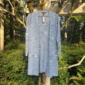 ❄️ Soft Chevron Knit Cardigan – Cozy Blue Layer ❄️ *cross-listed*